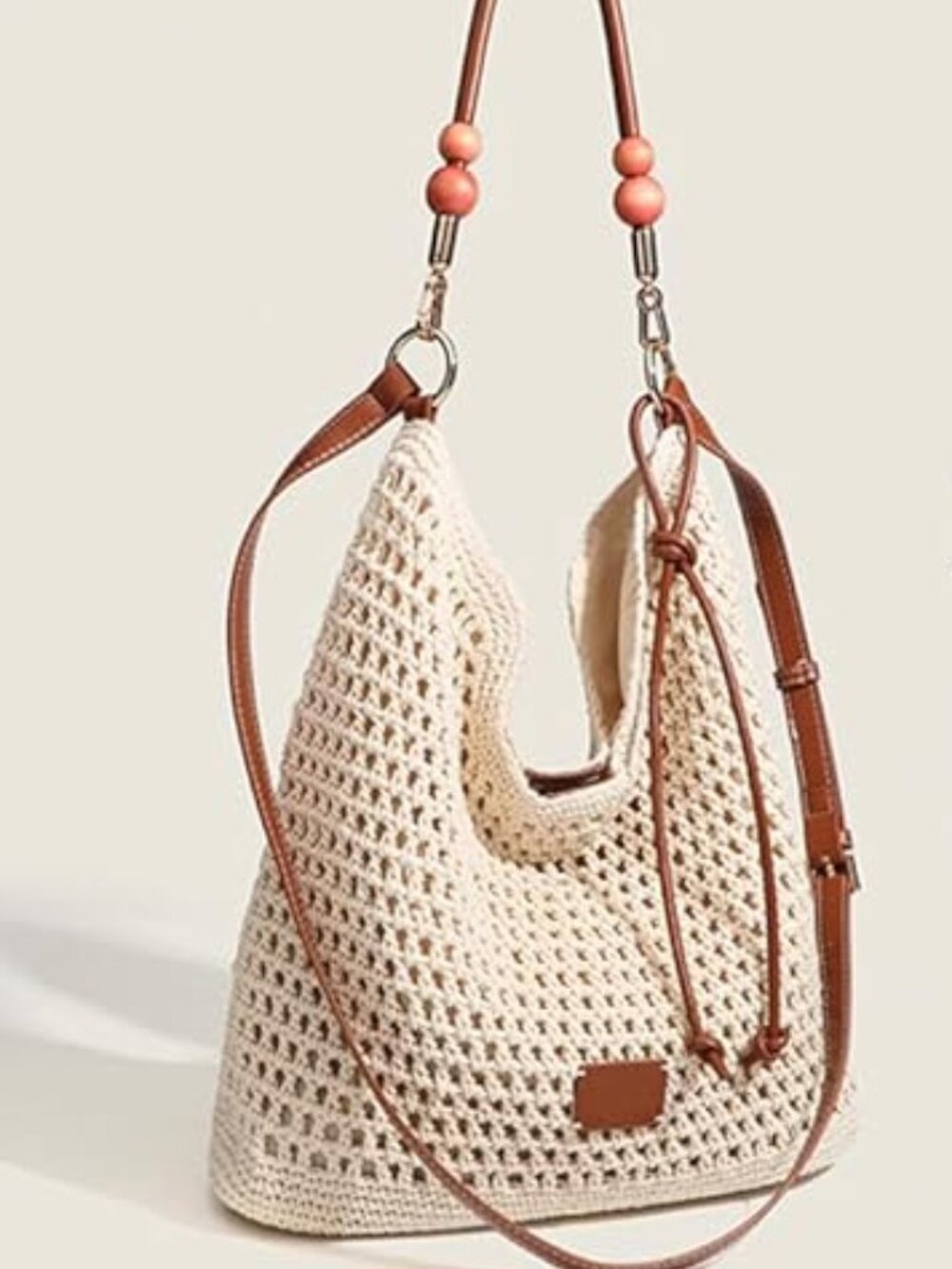 Large Capacity Crochet Knitted Bag
